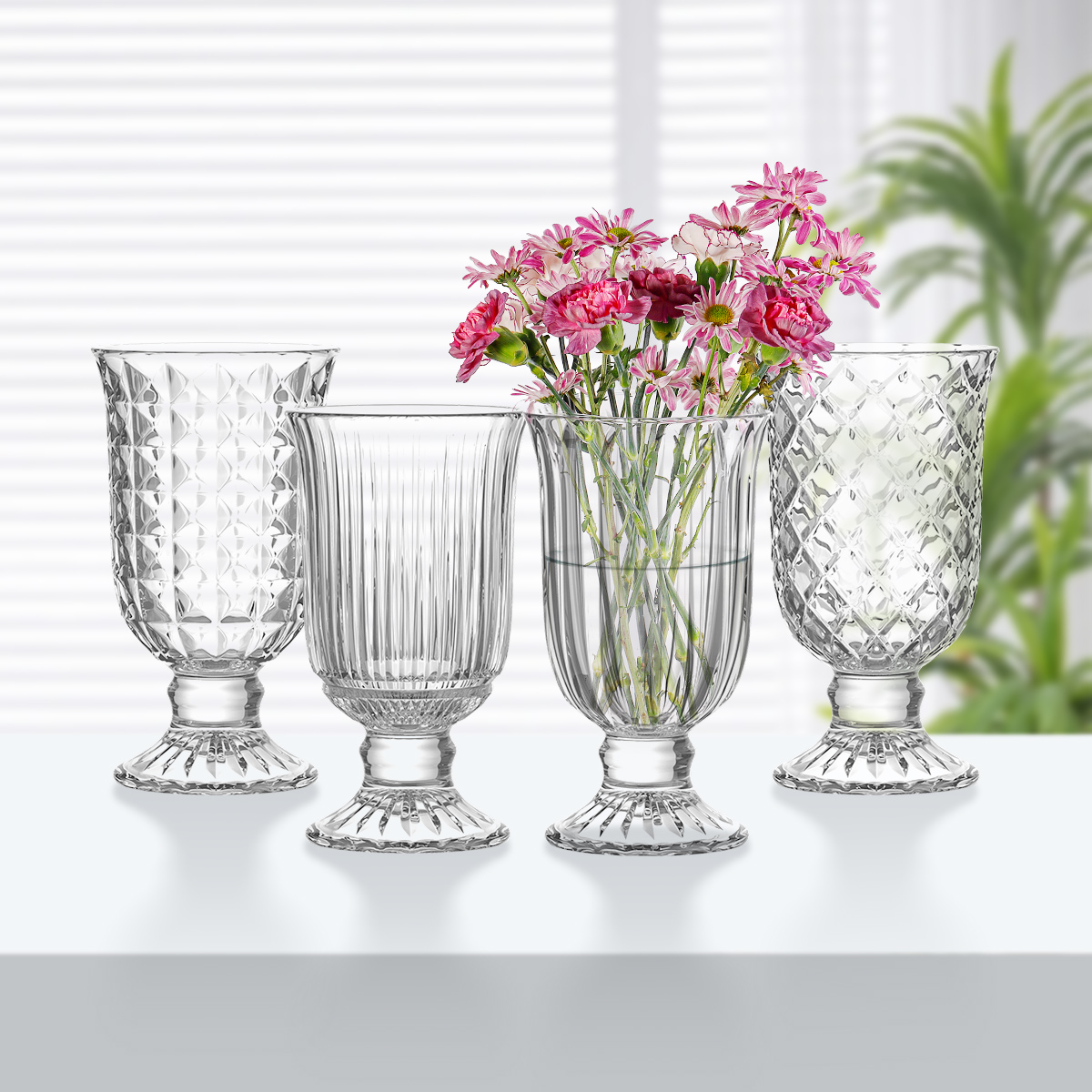Clear Glass Vase For Home