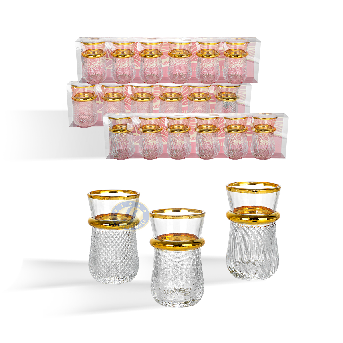 Plating Tumbler Moroccan Tea Glass