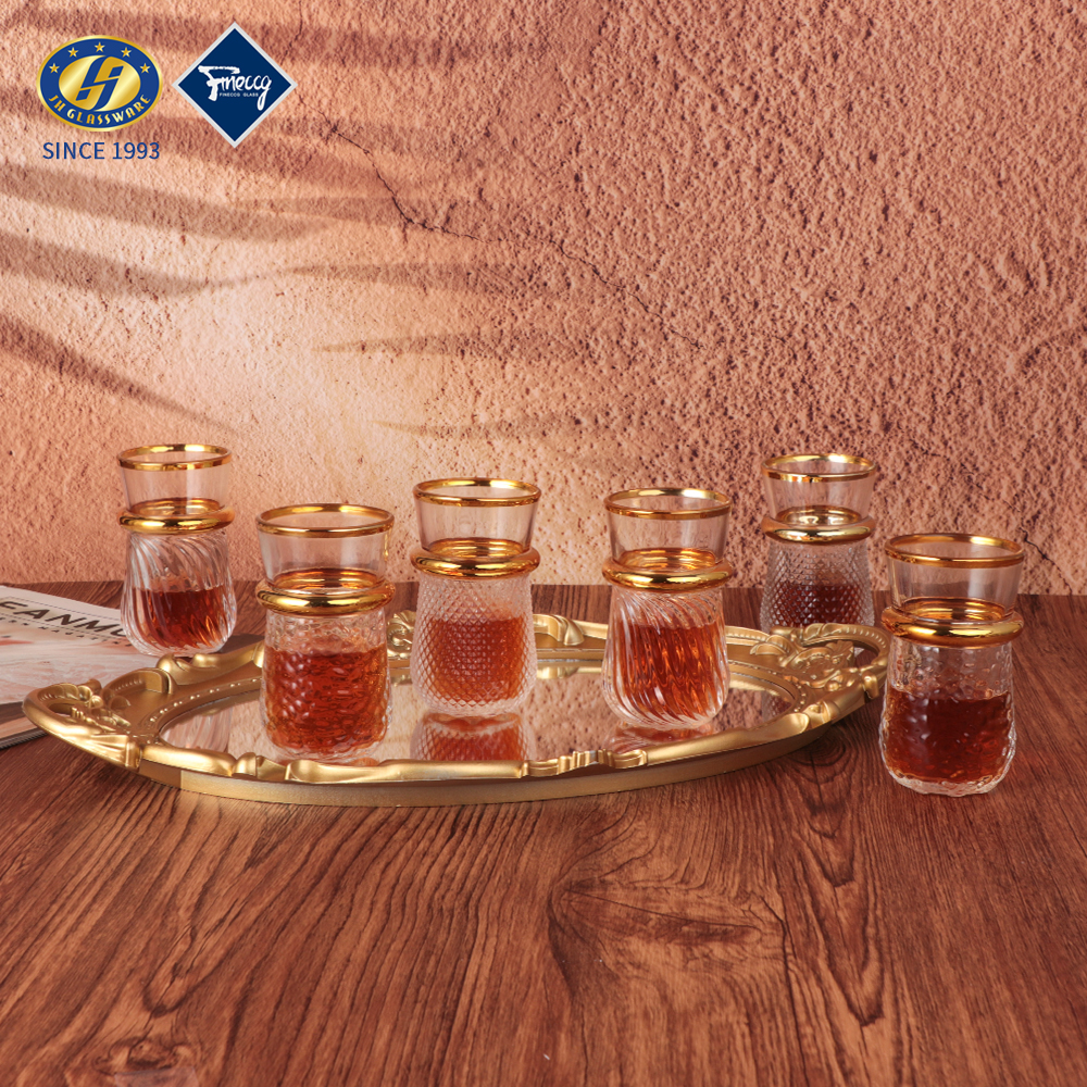 Plating Tumbler Moroccan Tea Glass
