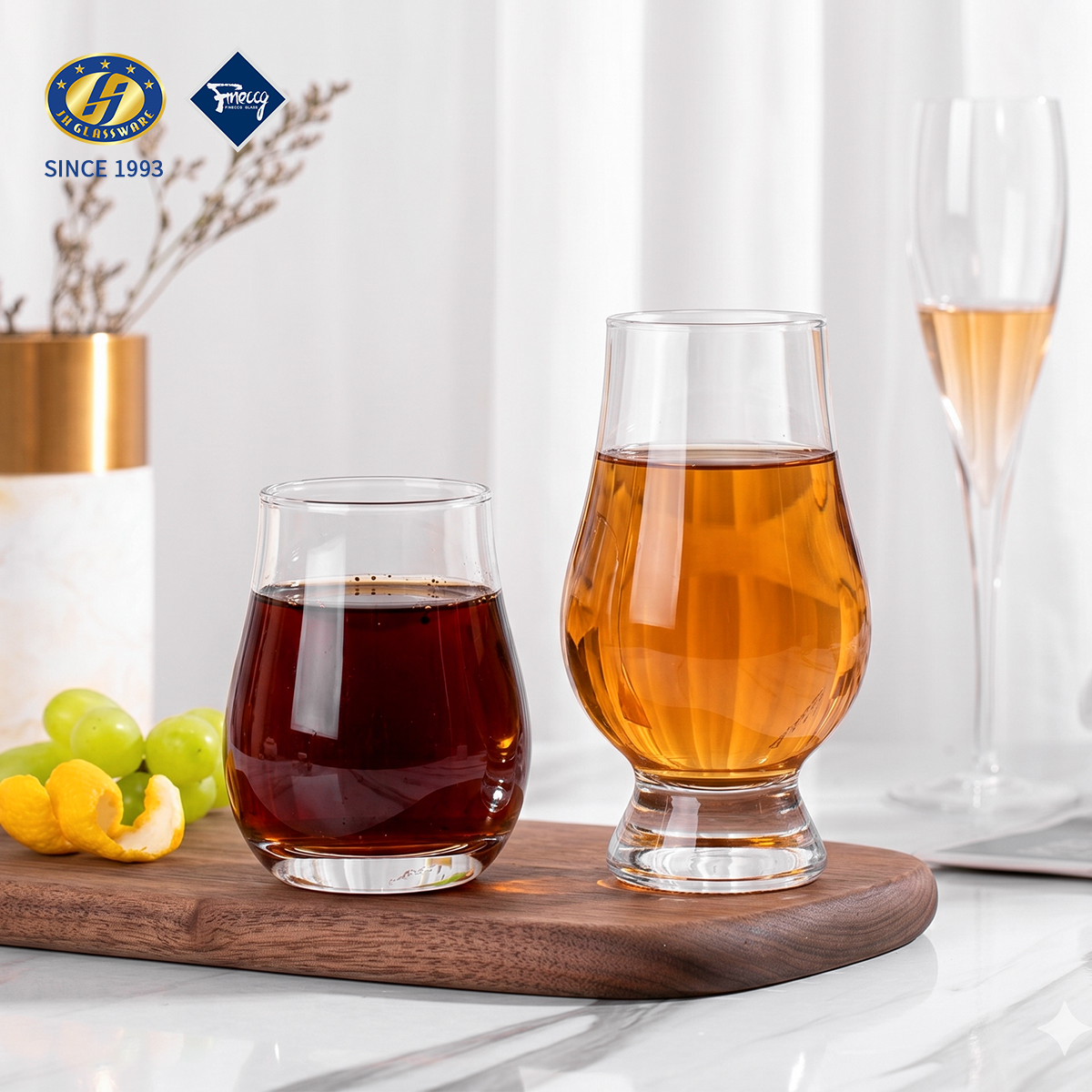Craft Beer Tasting Glass Whiskey Nosing Glass Cup 125ml 190ml For Bar Spirits Gift Set